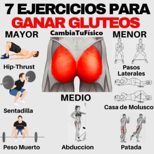 7 Ejercicios para ganar glúteos