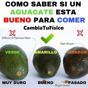 ¿Cómo saber si un aguacate esta bueno para comer?