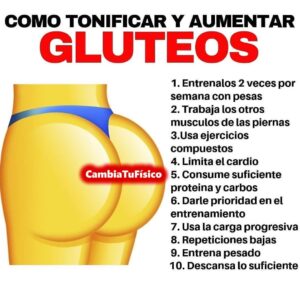 ¿Cómo tonificar y aumentar glúteos?