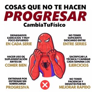 Cosas que no te hacen progresar