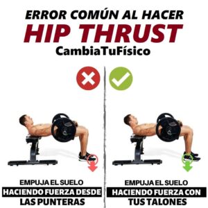 Error común al hacer hip thrust