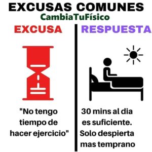 Excusas comunes