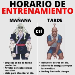 Horario de entrenamiento