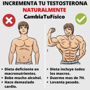 Incrementa tu testosterona naturalmente