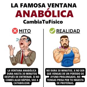 La famosa ventana anabólica