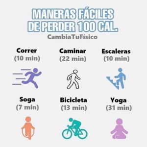 Maneras fáciles de perder 100kcal