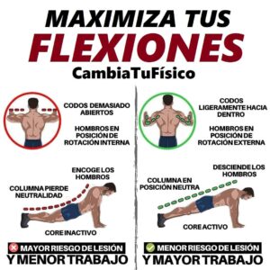 Maximiza tus flexiones