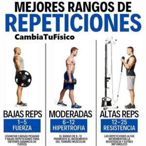 Mejores rangos de repeticiones