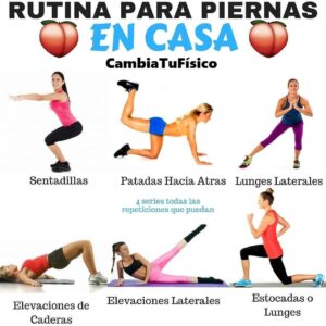 Rutina para piernas en casa