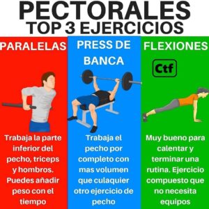 Top 3 ejercicios pectorales