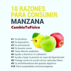 10 Razones para consumir manzana