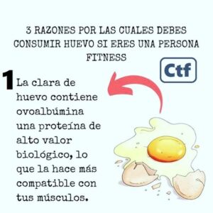 3 Razones por las que debes consumir huevo si eres una persona fitness