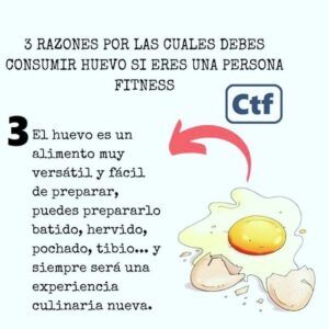 3 Razones por las que debes consumir huevo si eres una persona fitness