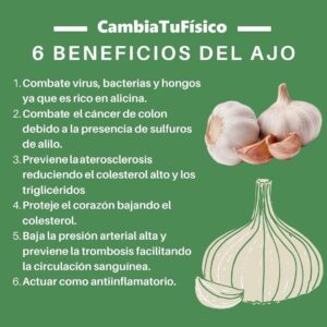 6 Beneficios del ajo