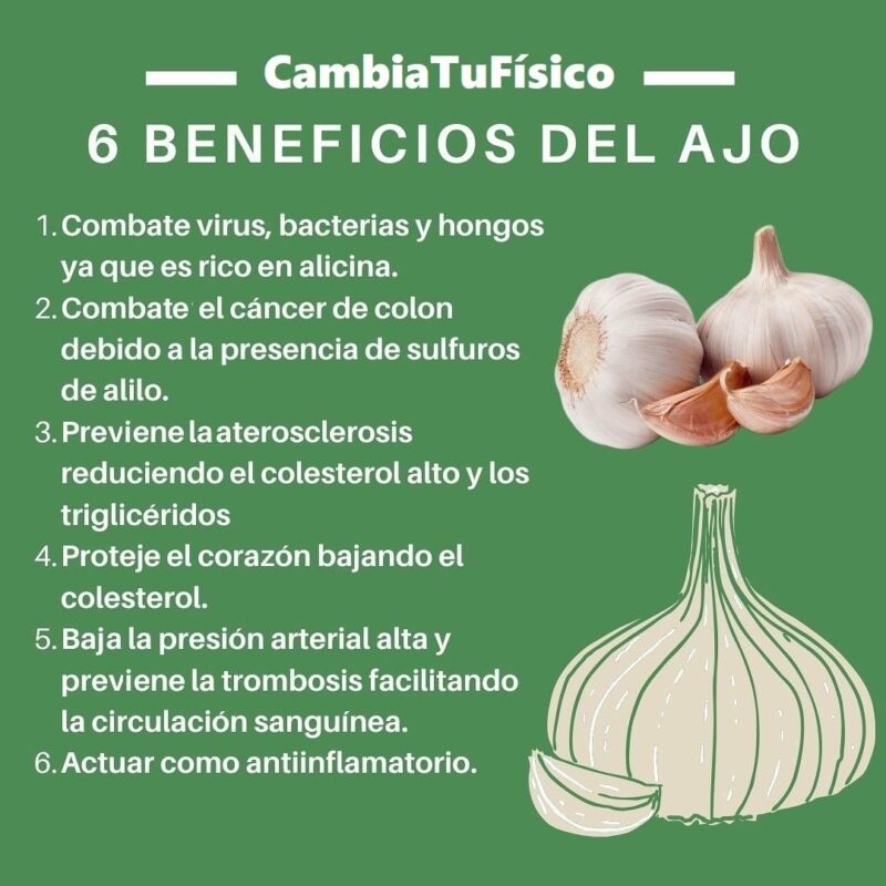 6 Beneficios Del Ajo Cambiatufisico Blog 0701