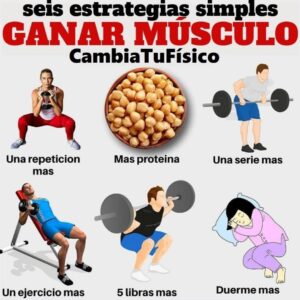 6 Estrategias simples para ganar músculo