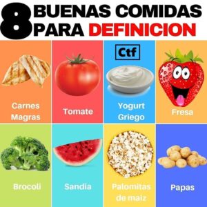8 Buenas comidas para definición