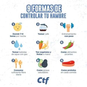 9 Formas de controlar tu hambre