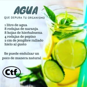 Agua que depura tu organismo