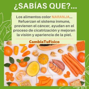 Alimentos color naranja
