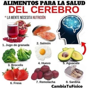 Alimentos para la salud del cerebro