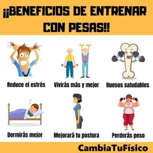 Beneficios de entrenar con pesas