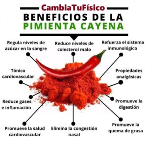 Beneficios de la pimienta cayena