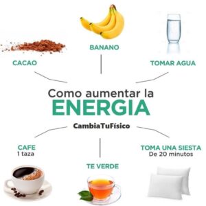 ¿Cómo aumentar la energía?