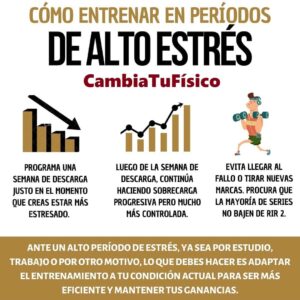 ¿Cómo entrenar en periodos alto estrés?