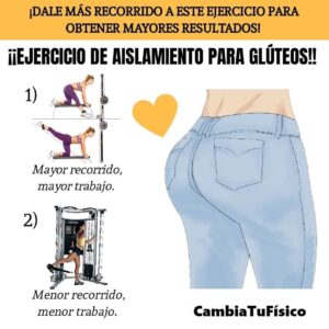 Ejercicio de aislamiento para glúteos