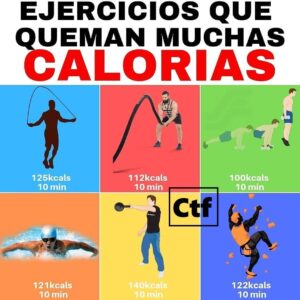 Ejercicios que queman muchas calorías