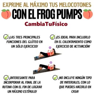 Exprime al máximo tus melocotones con el frog pumps