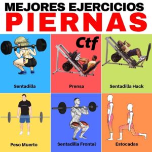 Mejores ejercicios de piernas