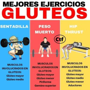 Mejores ejercicios de glúteos