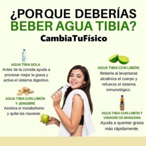 ¿Por qué debería beber agua tibia?