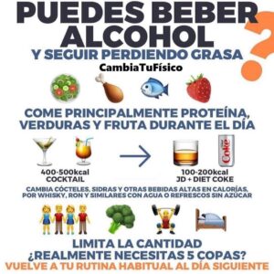 ¿Puedes beber alcohol y seguir perdiendo grasa?