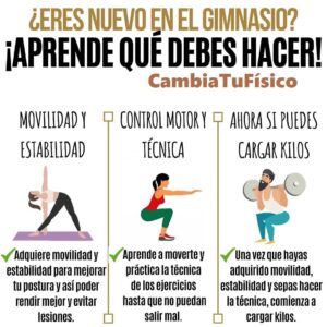 ¿Qué hacer en el gimnasio?