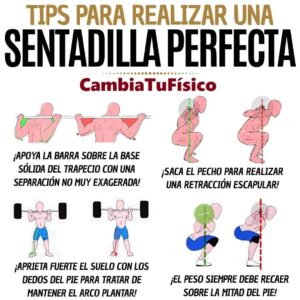 Tips para realizar una sentadilla perfecta