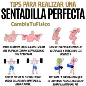 Tips para realizar una sentadilla perfecta