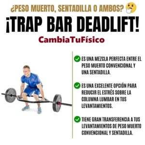 Trap bar deadlift