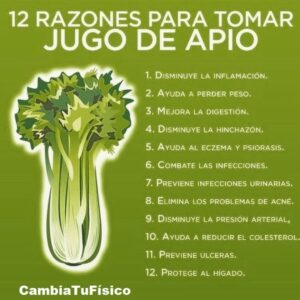 12 Razones para tomar jugo de apio