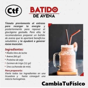 Batido de avena