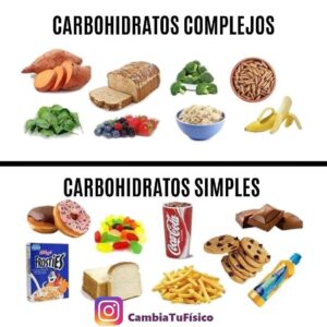 Carbohidratos complejos vs Carbohidratos simples