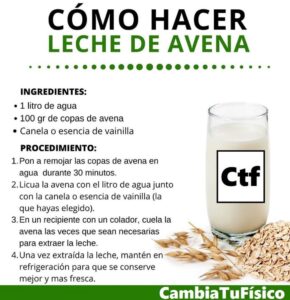 ¿Cómo hacer leche de avena?