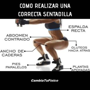 ¿Cómo realizar una correcta sentadilla?