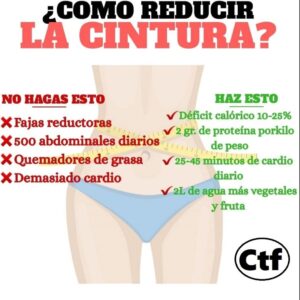 ¿Cómo reducir la cintura?