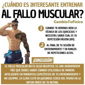¿Cuándo es interesante entrenar al fallo muscular?