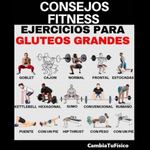 Ejercicios para glúteos grandes