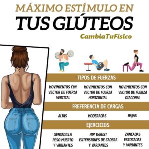 Máximo estimulo en tus glúteos