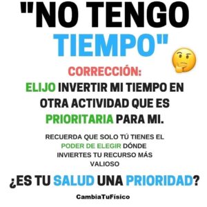 No tengo tiempo